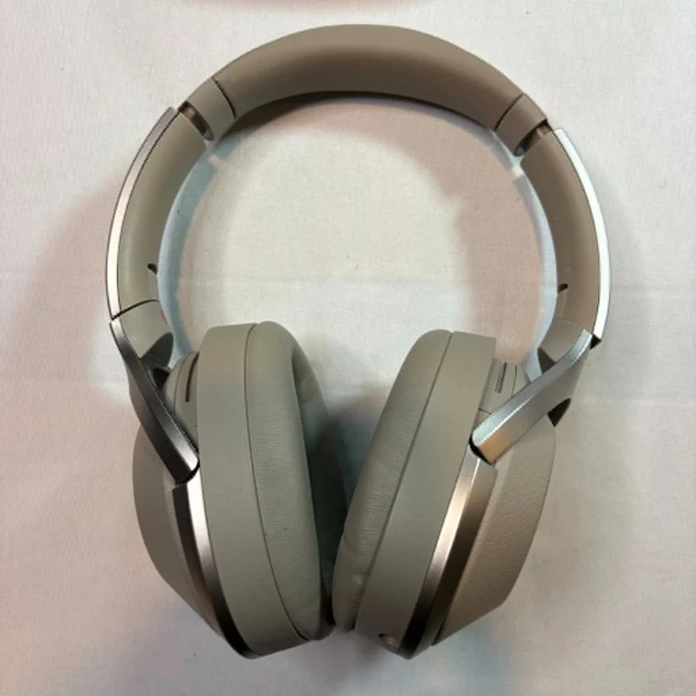 Sony WH-1000XM2 Wireless Noise Canceling Over Ear Headphones Gold Case TESTED